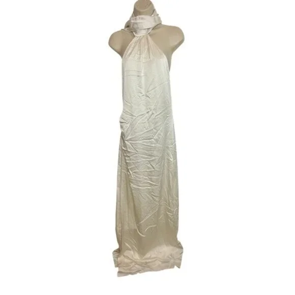 Jonathan Simkhai Vittoria Gown in White NWT - Size 10 - Picture 2 of 8